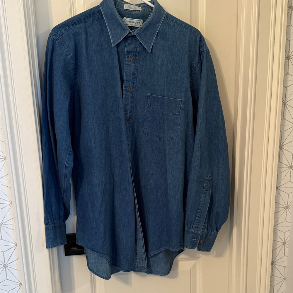 Vintage Huntington Blue Denim Shirt